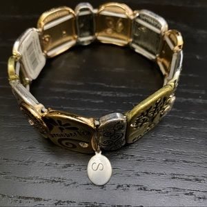 Sentiment tile bracelet
